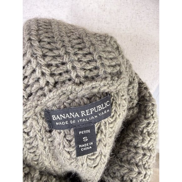 Banana Republic Sweater Womens PS Italian Yarn Alpaca Merino Wool Turtleneck - Picture 7 of 8